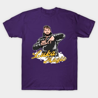 Luka Doncic Luka Magic Lakers Cartoon T-Shirt